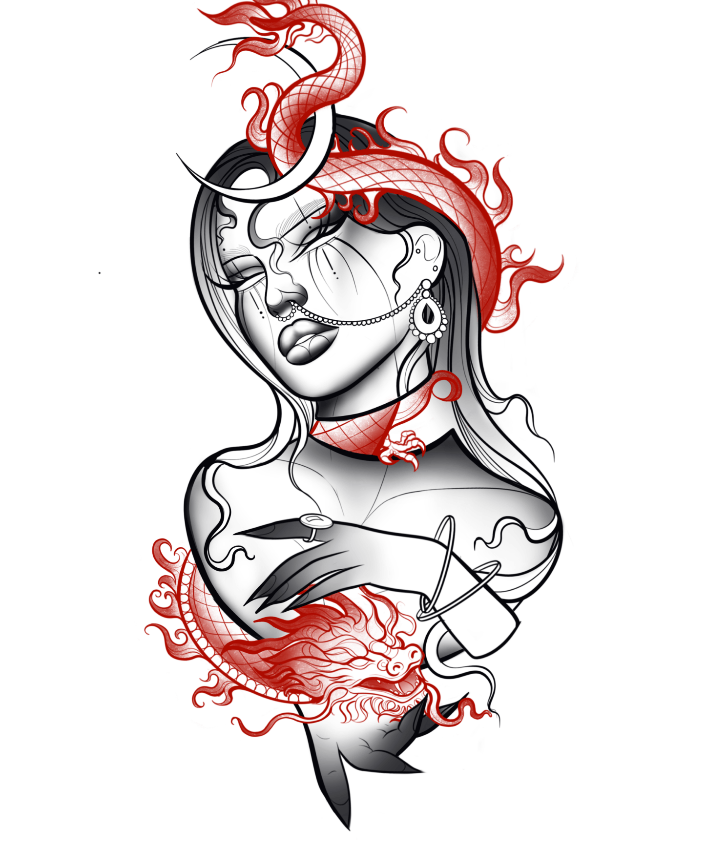 The Ink Balm No 23 - Ruby Rose's Dragon - The Ink Balm