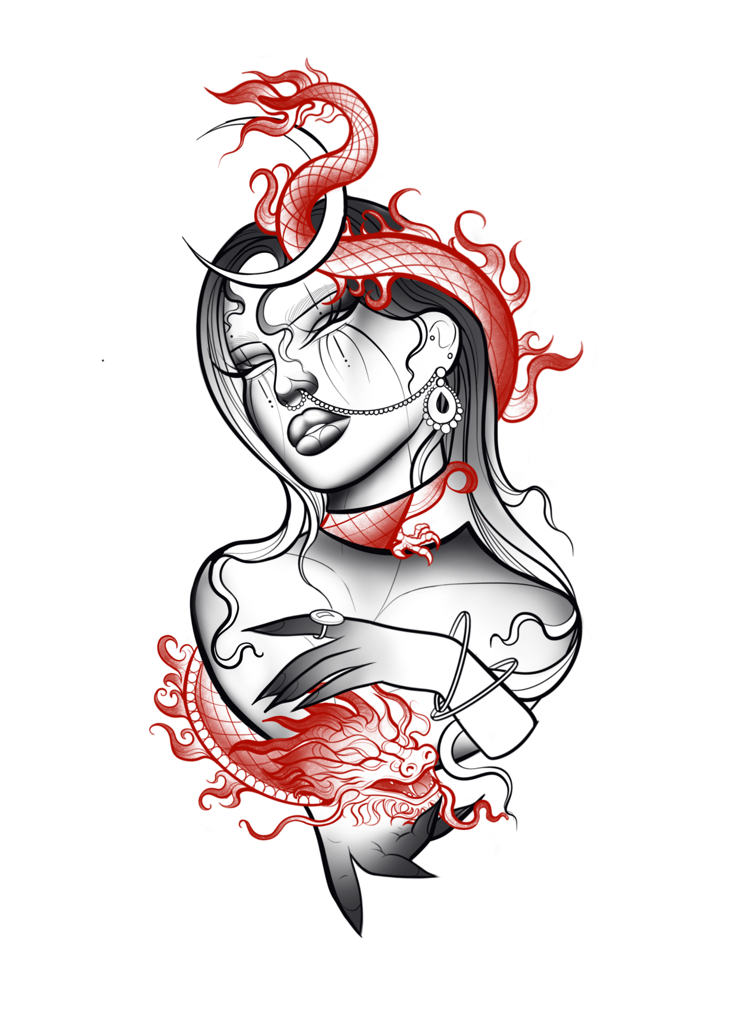 The Ink Balm No 23 - Ruby Rose's Dragon - The Ink Balm